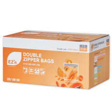 이지엔 더블지퍼백 대형 210매